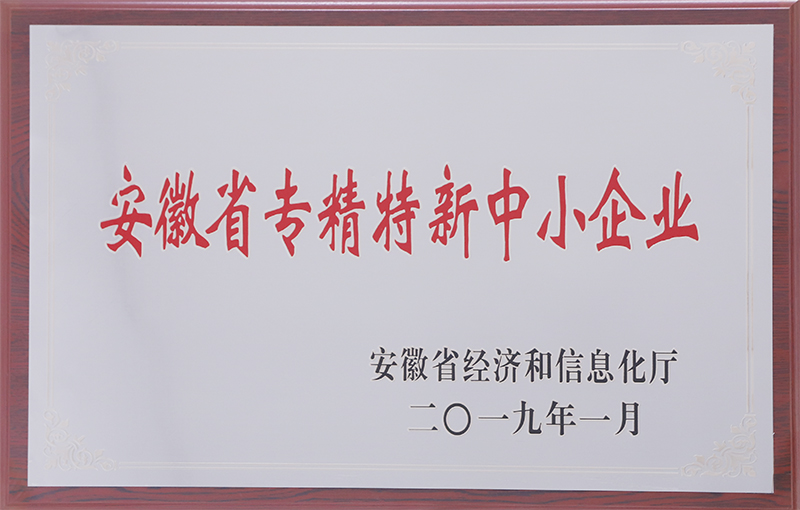 安徽專(zhuān)精特新中小企業(yè)